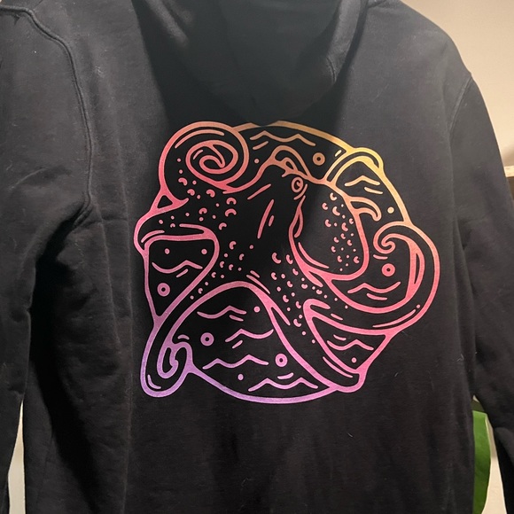 High Hope Men’s Octopus Scene Hoodie - Picture 2 of 4